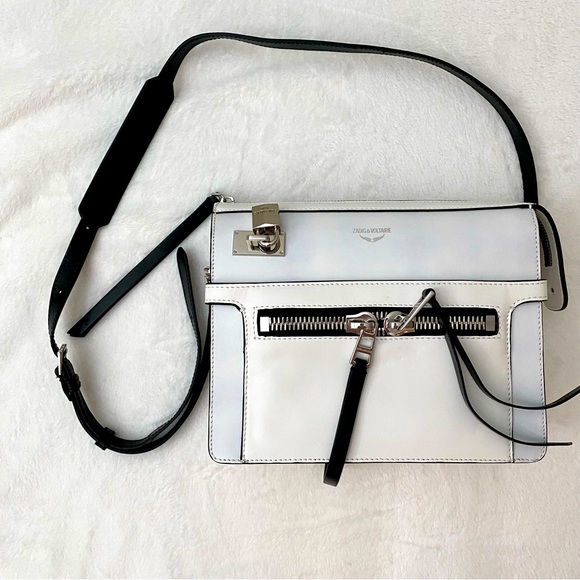 Zadig & Voltaire Zip Bag in White—NWT - Picture 1 of 16